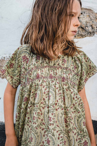 Short Sleeved Miriam in Seagrass